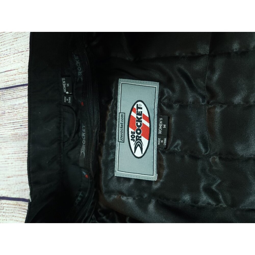 Joe Rocket Women’s Size Medium Armored Motorcycle Jacket Black Pink Atomic 4.0 - Picture 8 of 13